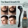 KHOLEZ Beard Growth Kit for Father's Day, Christmas Gifts, Beard