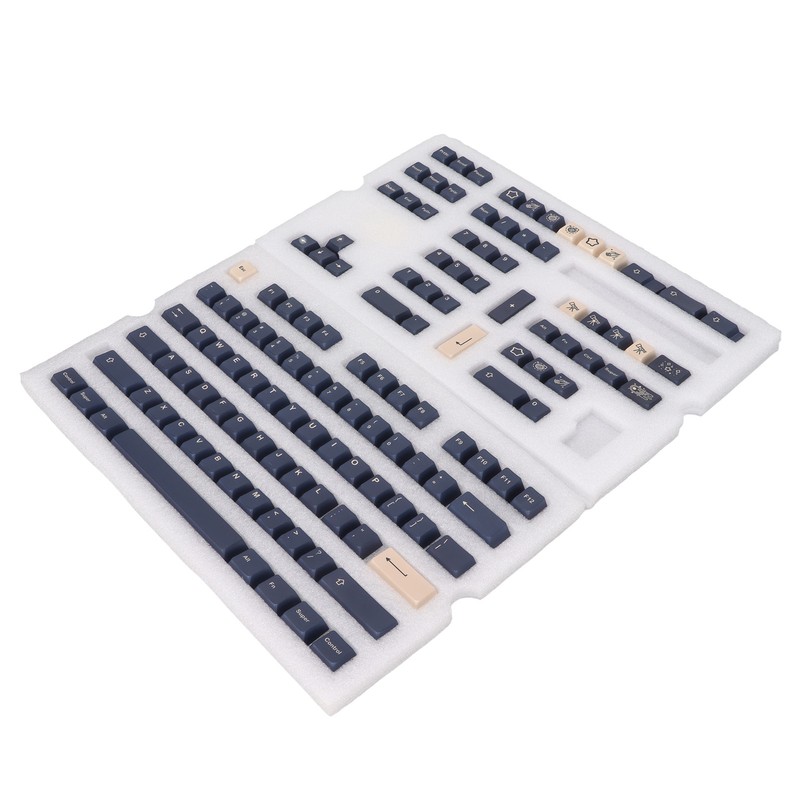 Mechanical Keyboard Keycap 128 Key PBT Keycap Set Contrasting Colors