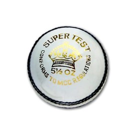 Cricket Ball - White Leather Match Quality (Adult Men's)