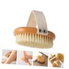 Ipetboom Supple Bristle Brush for Dry Brushing Body Scrubber Shower
