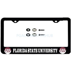 Unbranded License Plate Frame  Stainless Steel Vinyl Lettering FOR Florida State LAW
