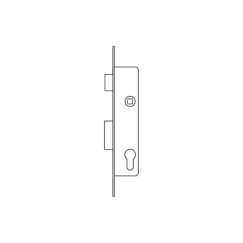 Tesa Assa Abloy 4210305NM 2210 Monopod Lock with Rocker Lever