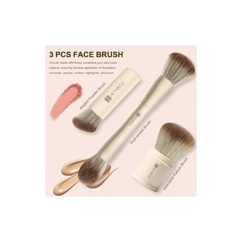 Start Makers Set Brochas Maquillaje Profesional Base Rubor Contorno Aptas