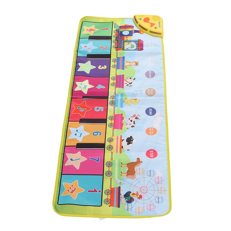 Kids Piano Mat Foldable Improve Coordination Prevent Slip Musical Piano
