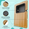 TerraStrike Bamboo Cutting Board Set with Knife Sharpener – Thick