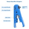Cable Matters 2-Pack Wire Strippers/Cable Stripper in Blue, 8-16 AWG,
