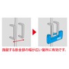 SOL HARD No.5700-80 Aluminum Warehouse Lock, Standard Key Identical No.