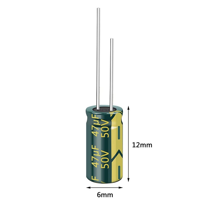 PENGLIN 20pcs Electrolytic Capacitors Aluminum Electrolytic Capacitors 50V 47UF 105℃