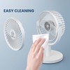 4 Speeds Strong Desk Fan with Elegant Apperance, Personal Portable