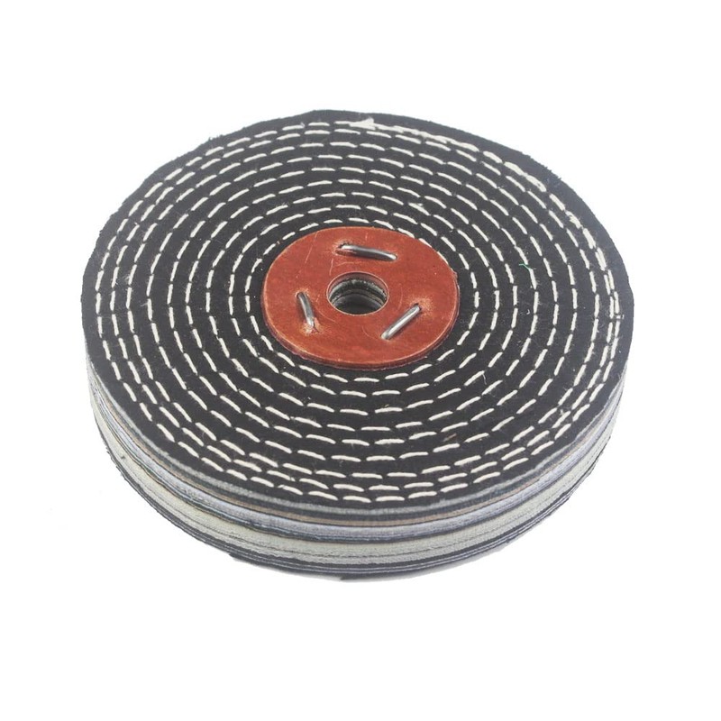 𝐉𝐔𝐍𝐋𝐈𝐗𝐍 6" x 1" Denim Buffing Wheel - 5/8 Inch