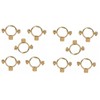 TC 22mm Solid Brass Construction Munsen Ring M10 Pipe Clip