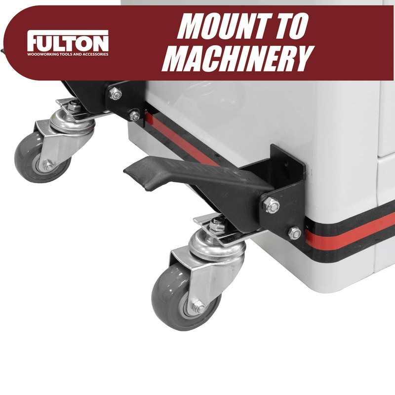 Workbench Caster kit 4 Heavy Duty Retractable Casters with Urethane