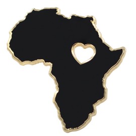 REAL SIC Africa Pin - Wakanda Forever, BLM, Black Panther Enamel Pin - Black Lives Matter Pride Lapel Pin for Jackets, Backpacks, Bags, Hats & Tops in Pan-African Colors