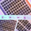TORMEN Segment Eyelashes, 100 Pieces Segmentation False Eyelashes, Natural and