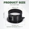 PATIKIL 3 Inch Round Air Vent Cover, 2 Pack ABS