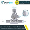 SharkBite 1/2 x 1/2 x 1/4 Inch OD Compression Crimp