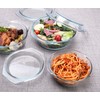 HUSANMP Set of 6 Pieces Round Tempered Glass Casserole Dish