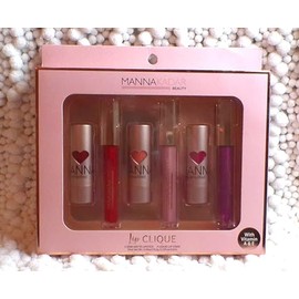 Manna Kadar Lip CLIQUE 3 Semi-Matt Lipstick & 3 Liquid Lip Stain
