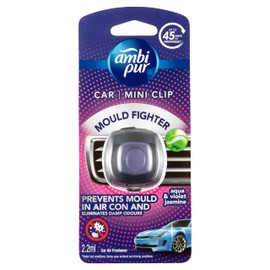 Ambi Pur Car Mini Clip Mould Fighter Car Air Freshener Aqua & Violet Jasmine 2.2mL, Multi (82307563)