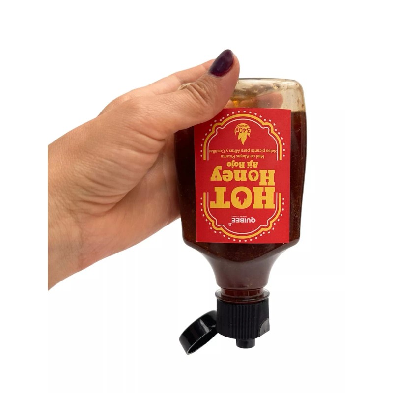 Quibee Hot Honey, All Natural 100% Pure Honey Infused with