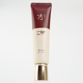 지리산 자연삼 발효 자외선 선 크림 60ml Jirisan Natural Ginseng Fermented UV Sun Cream 60ml