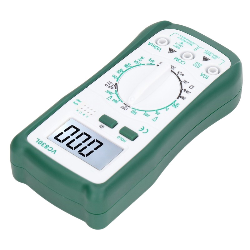 LCD Display Multimeter Multifunctional Digital Voltage Current Resistance Tester VC830L