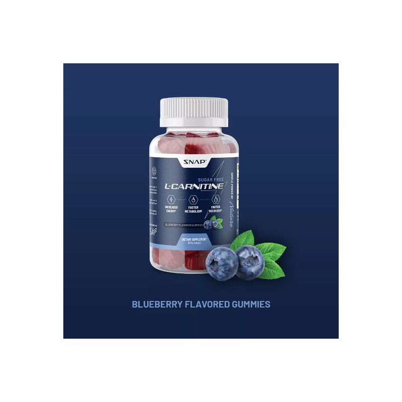 Sugar Free Natural Energy L Carnitine Gummy - Pre Workout,