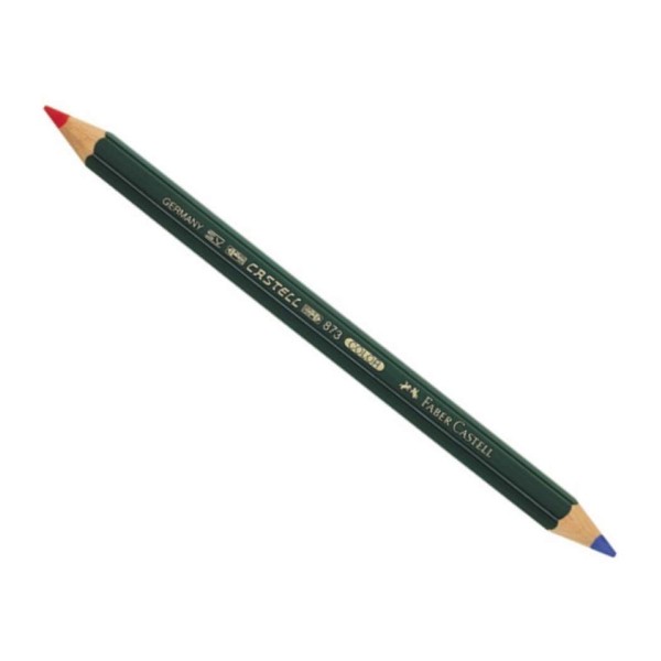 Faber-Castell 117500 - ecological pencils 873 two-tone hexagonal in shape,