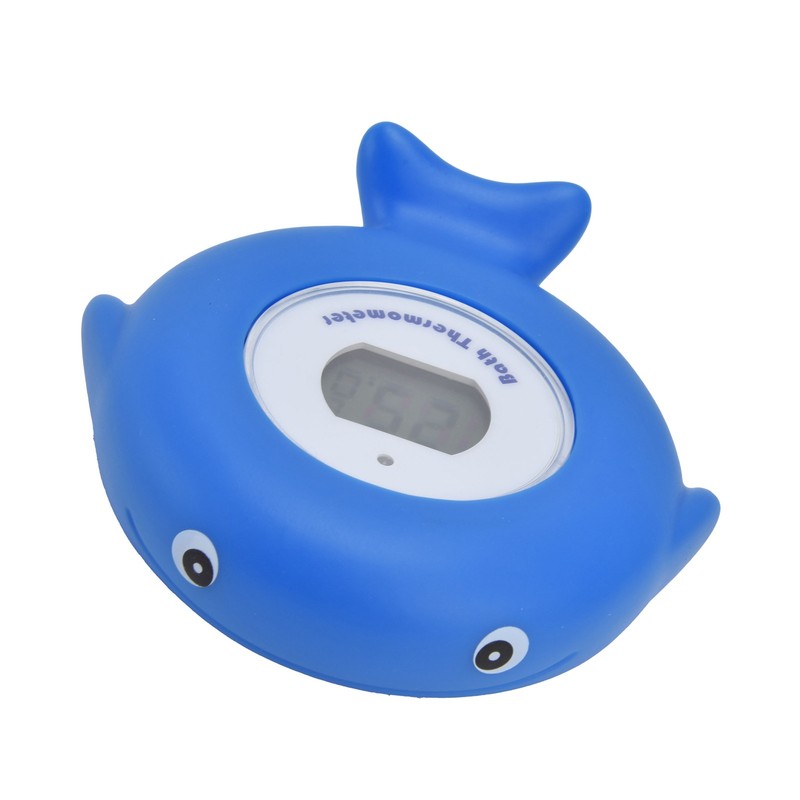 Baby Bath Electronic Thermometer Cute Fish Shaped LCD Shower Temperature