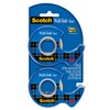 Scotch Wall-Safe Tape, 2 Dispensered Rolls, Sticks Securely, Removes Cleanly,