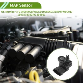 Partuto Manifold Absolute Pressure MAP Sensor for Honda JAZZ II 1.2 I-DSI 1.3 IDSi 2002-2008 No.F01R00E008 1 Pc