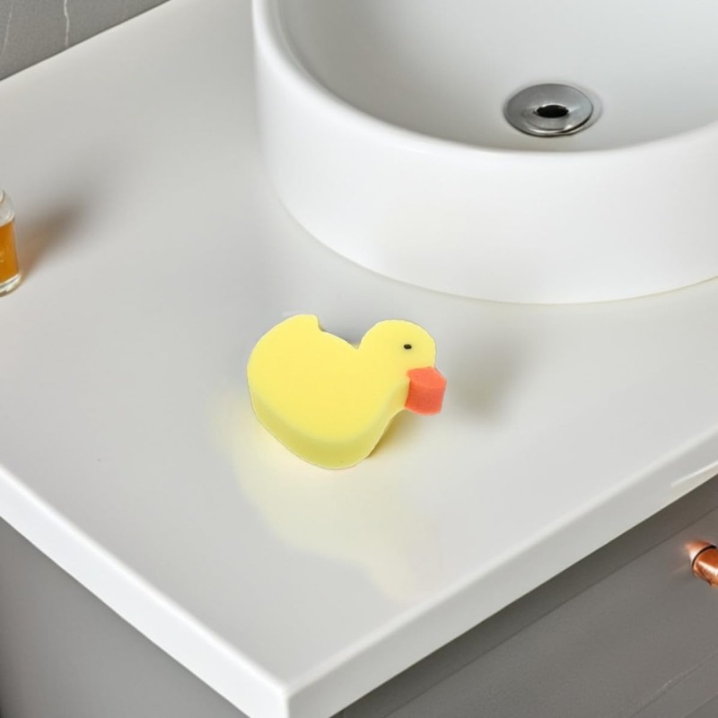 KALLORY Esponjas de baño para 5 unidades esponja multifuncional forma