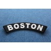 Boston Patch - 4x1 inch. Embroidered Iron on Patch (P3605)