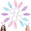 DIYDEC Pack of 6 Easter Bunny Ears, Plush Rabbit Ears,