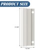 CroBlissful 4 Sets Hinge Leaf for Aluminum Doors - White