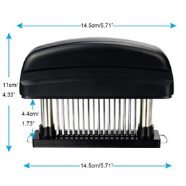 Happy Fox Meat Tenderizer Needle, 48 Pin Stainless Steel Sharp Blade, Used for Professional Kitchen Tender Meat Tools