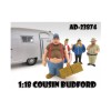 DCD Cousin Budford 1:18 Scale Diecast Model Car American Diorama 'Trailer Park' Action Figure