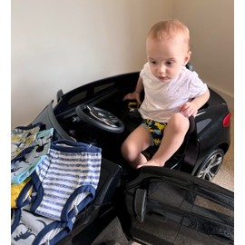 BIG ELEPHANT Potty Training Underwear, 100% Cotton Absorbent Unisex Toddler Pee Pants for Boys & Girls (Dinosaur Party, 10-Pack, 9-10Y)