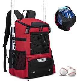 KAVIGOR Baseball Bag for Youth and Adult, Softball Backpack 40L Large Capacity, Bat Backpack with Shoes Compartment and Hidden Helmet Holder