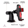 Importeek Soporte Base Celular Tablero Auto Carro Ventosa Holder 360