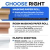 IDL Packaging Brown Masking Paper Roll 12" x 60-Yard (135