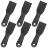 6 Pack Plastic Putty Knife Set, 2" Flexible Paint Scraper
