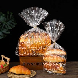 80cm*5m Merry Christmas Hamper Cellophane Wrap, QRTDXP Cellophane Wrap for Hampers Large Clear Xmas Gift Wrapping Paper for Christmas Party Present or Flower