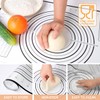 BELICOO Rolling Pin and Silicone Pastry Mat Set, Adjustable Stainless