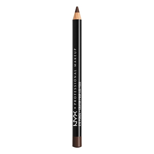 NYX PROFESSIONAL MAKEUP Slim Eye Pencil, Eyeliner Pencil - Black Brown