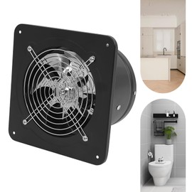 Lidhujnk 7 Inch Window Exhaust Fan, Wall Mounted Vent Fans, Basement Extractor Fan with Backdraft Damper Ideal, Ventilation Fan Bathroom Garage Attic Exhaust Fan for Attic, Greenhouse, Basement