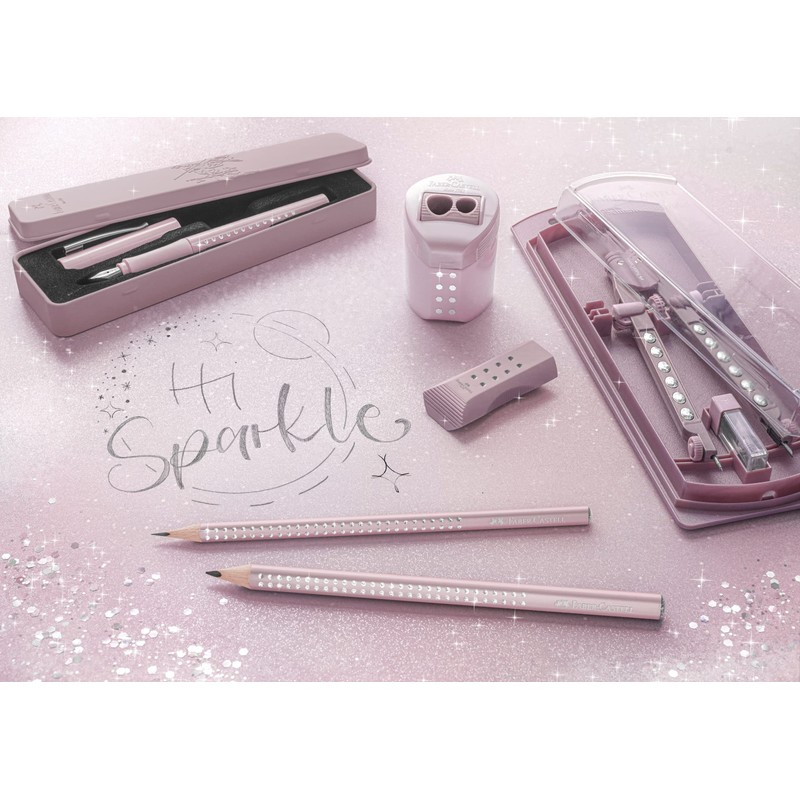 FABER-CASTELL 201515 Fountain Pen Sparkle Nib Width M Rose in