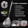 MARTE Strainer Skimmer Ladle, 304 Stainless Steel Skimmer Spoon Spider