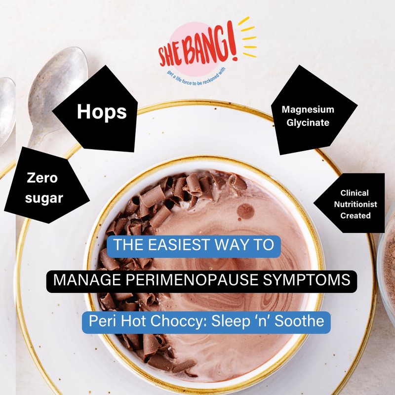 SheBANG! Woman Peri Hot Choccy with Magnesium Glycinate and Hops
