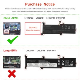 Futurebatt L16L2PB2 Laptop Battery Compatible with Lenovo IdeaPad 320-14AST 320-14IAP 320-14IKB 14ISK 15ABR 15AST 15IAP 15IKB 15ISK 17ABR 17AST17IKB 17ISK 130-14AST 330-15IKB 14AST 14IGM 14IKB 15AST
